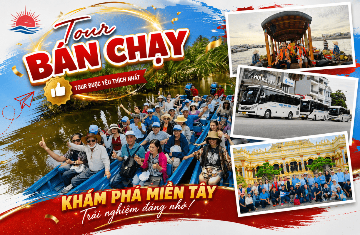 Tour VIP Cần Thơ 3N2Đ Khám Phá Miền Tây – Miền Đất Hạnh Phúc & Trái Ngọt
