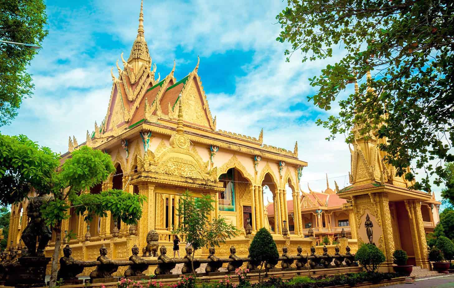 chùa Khmer cổ kính tại Trà Vinh
